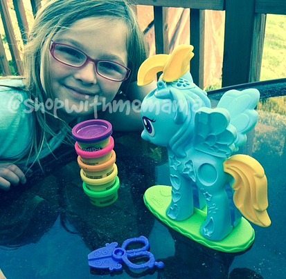 Rainbow Dash Salon Style play doh playset