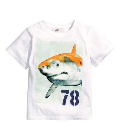 shark graphic tee