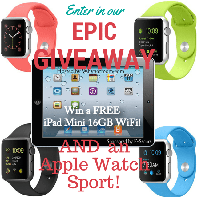 Win An Apple Watch Sport & iPad Mini & 12mo of Freedome®