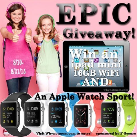 Win An Apple Watch Sport & iPad Mini & 12mo of Freedome®