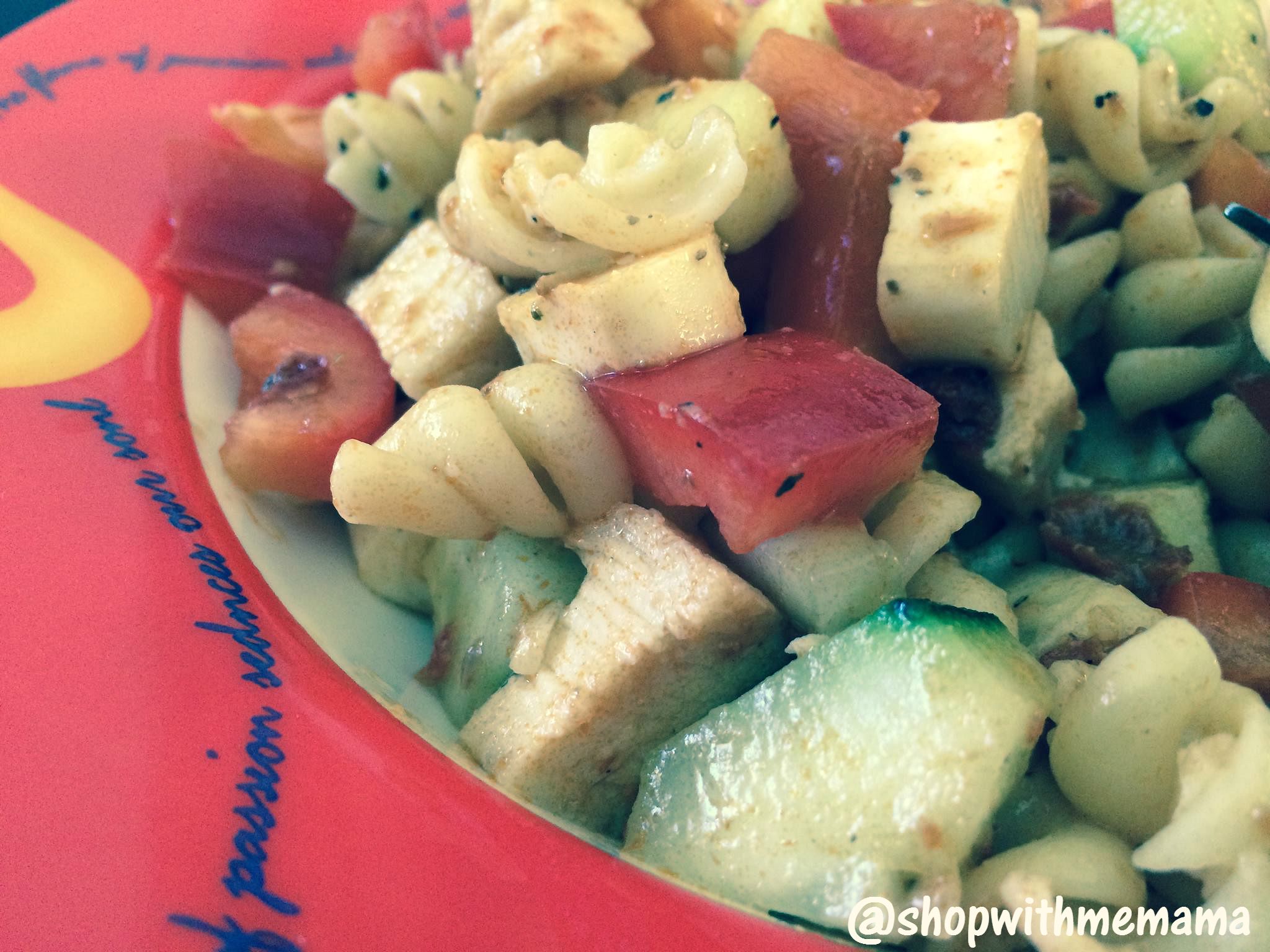 Simple Garden Pesto Pasta Salad