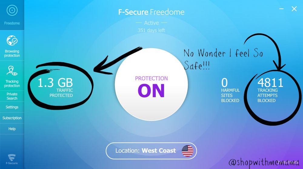 F-Secure Freedome Privacy App