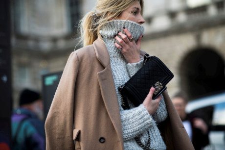 grey turtleneck for fall