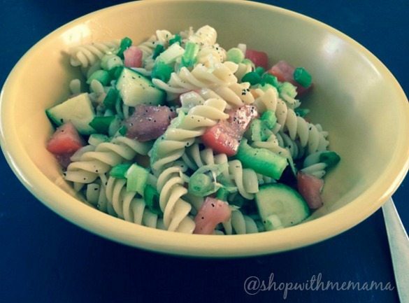 spiral pasta dish