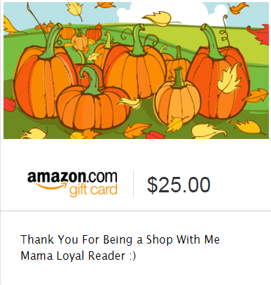 $25 Amazon Gift Card Giveaway