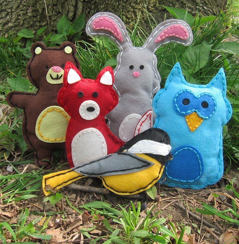 Woodland Animals Kids Arts & Crafts Project Kit