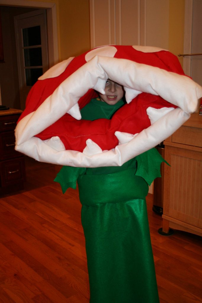 Make Your Very Own Super Mario Bros. Piranha Plant Costume