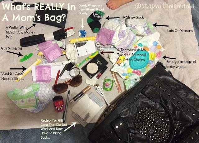 Whats really in a moms purse