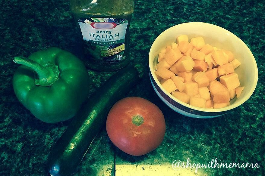 Easy Autumn Pasta Salad With Fresh Veggies