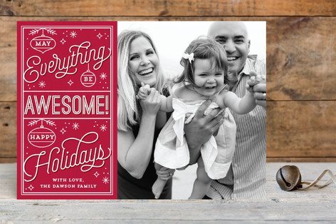 hoilday photo cards from minted.com