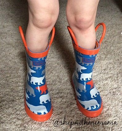 Hatley polar bears rain boots