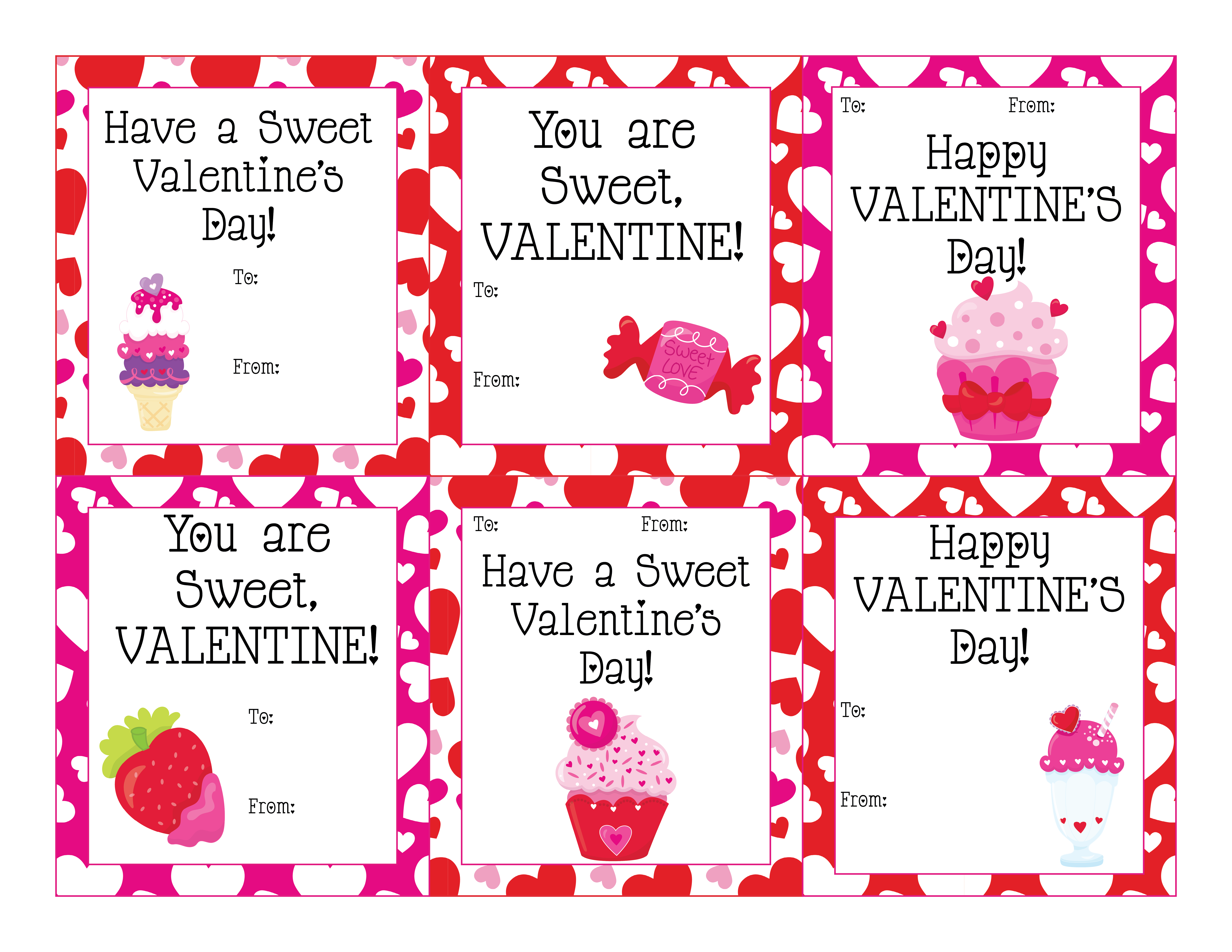 Free Valentines Day Card Printables