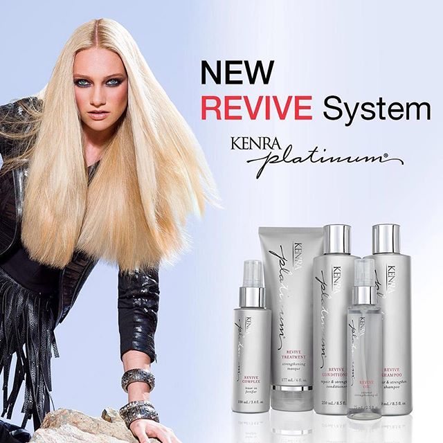 NEW Kenra Platinum Revive Hair Care System