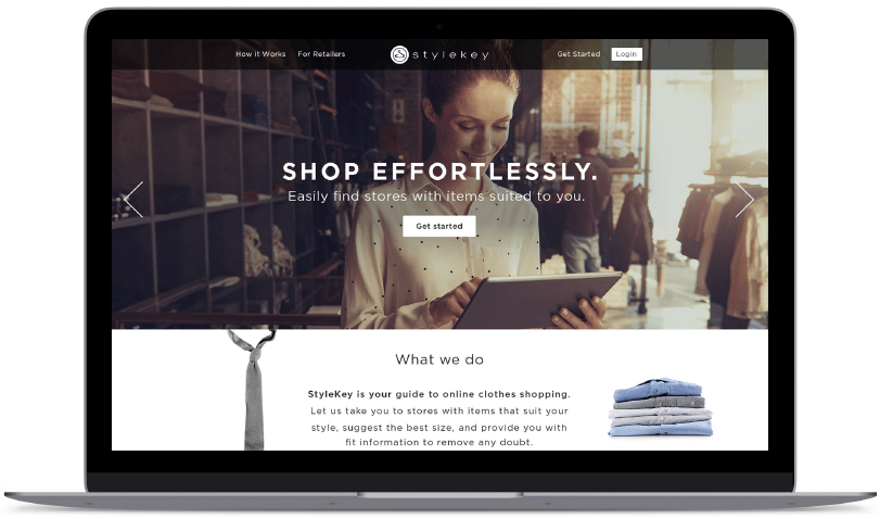 personalized online shopping StyleKey