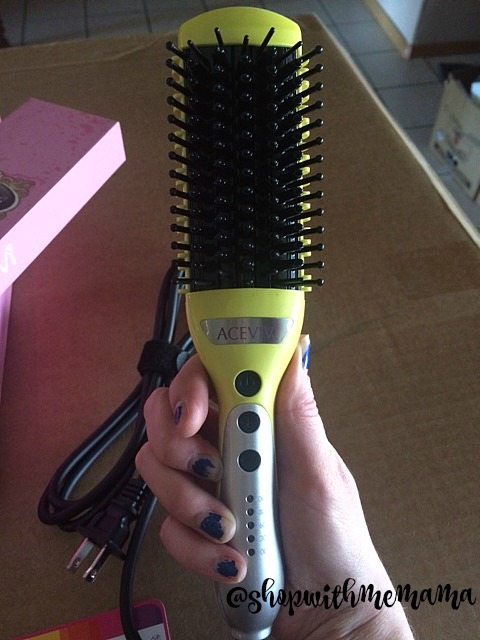 brush hair straightening iron
