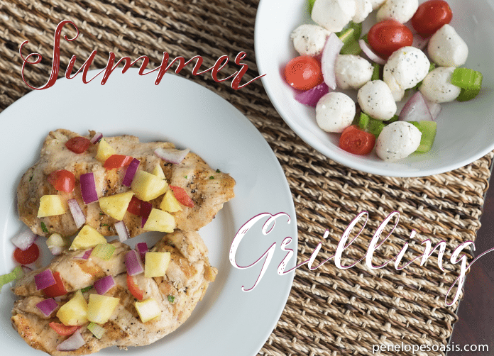 Grilled Mojo Chicken with Pineapple Salsa