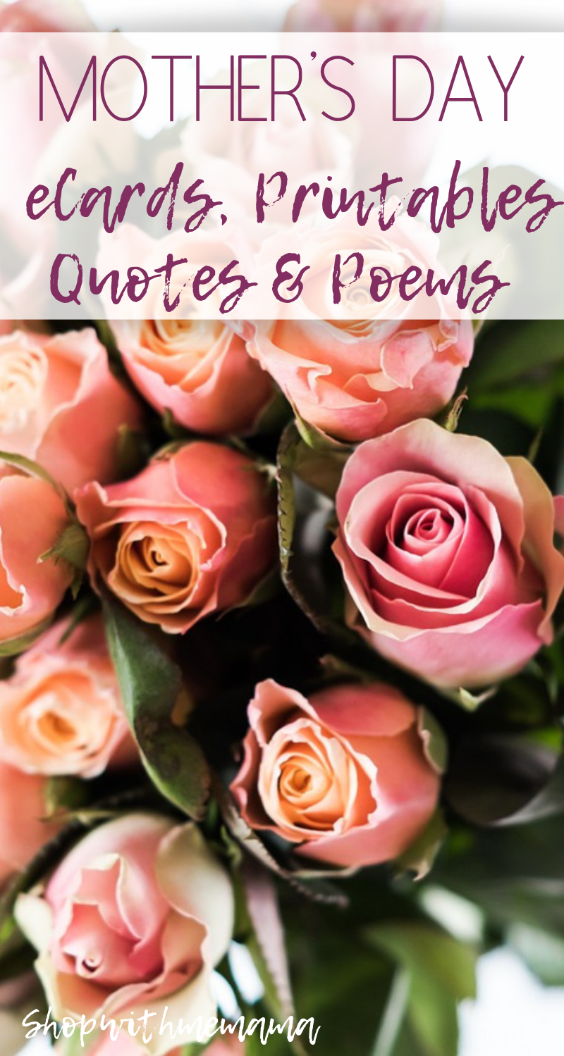 Mother's Day eCards, Printable Quotes, Poems, Coupon Books &amp; Coloring ...