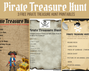 Pirate Treasure Hunt For Kids! (Free Printables!) - Shop With Me Mama