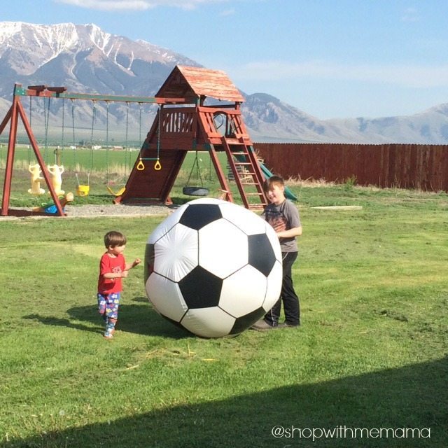 Giant Inflatable Soccer Ball from MindWare