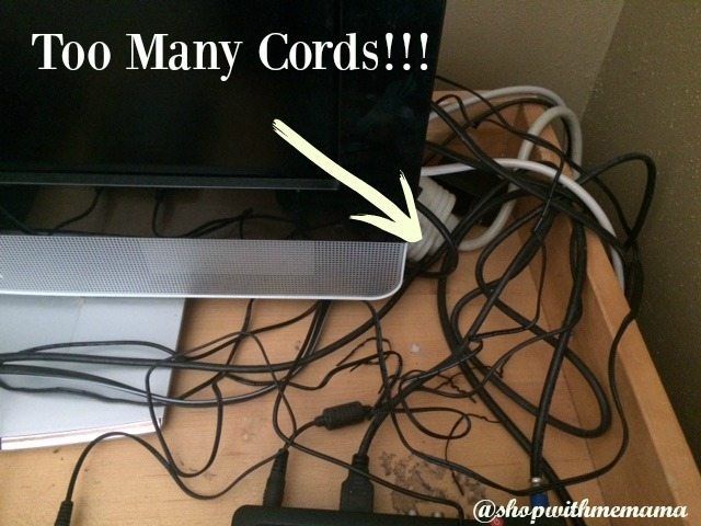This Is How I Got Rid Of Wire Clutter Too Many Cords