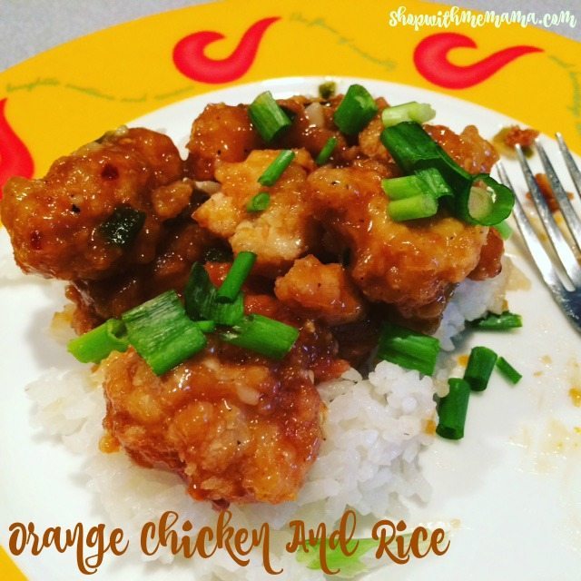 Delicious Orange Chicken and Rice