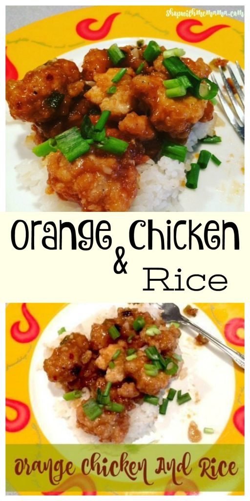 Delicious Orange Chicken and Rice