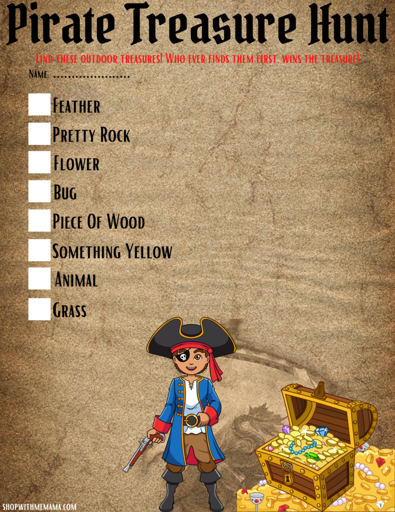 pirate birthday party games