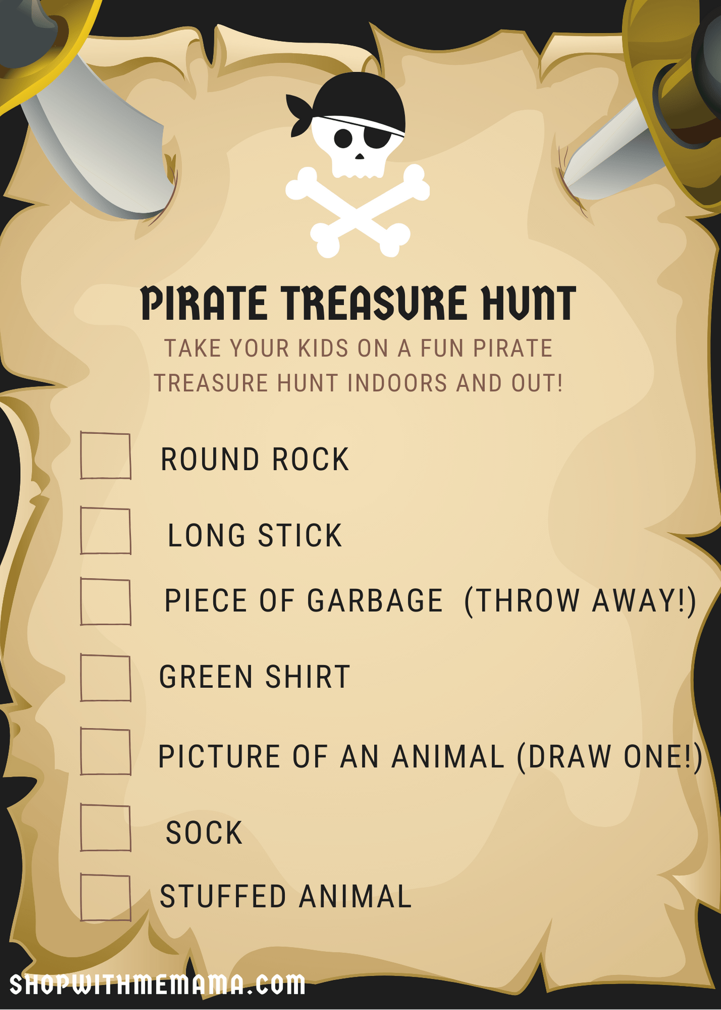 pirates treasure hunt images