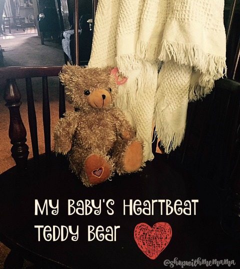 Unique Pregnancy And Baby Shower Gift My Baby's Heartbeat Teddy Bear