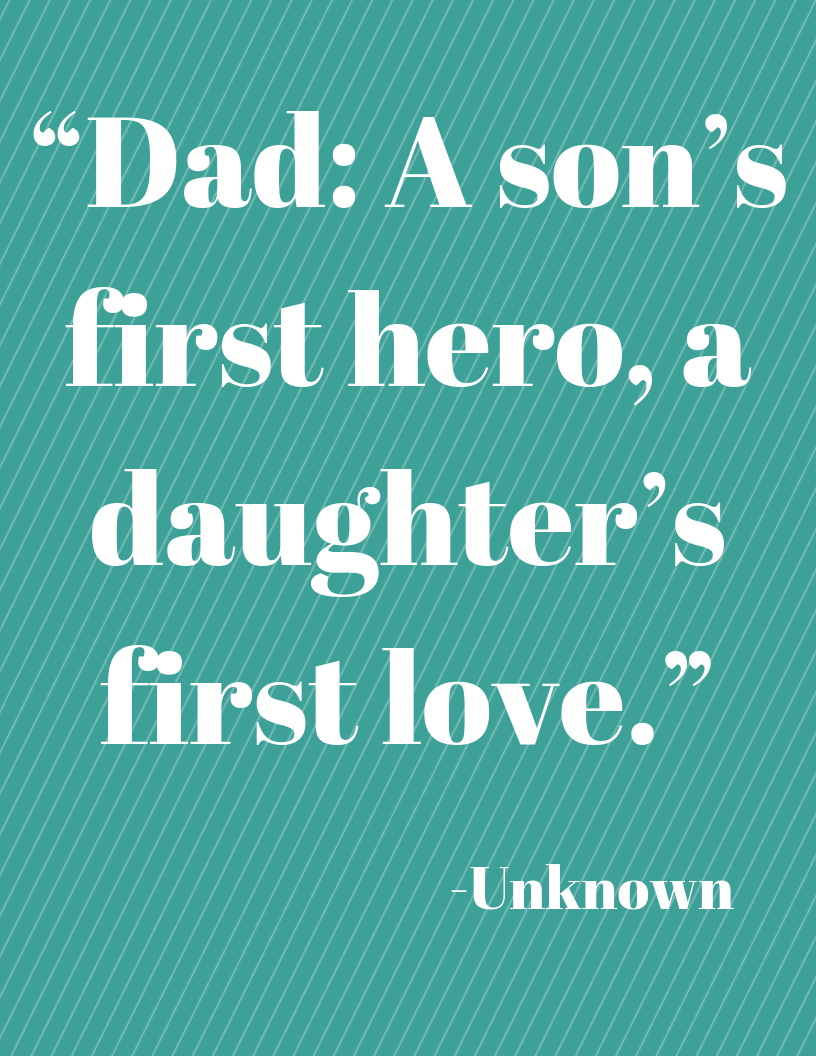 Father's Day Free Printable Quote 