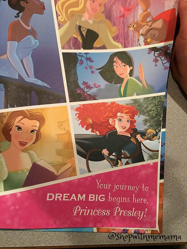 Disney’s Dream Big Princess Book By Put Me In The Story