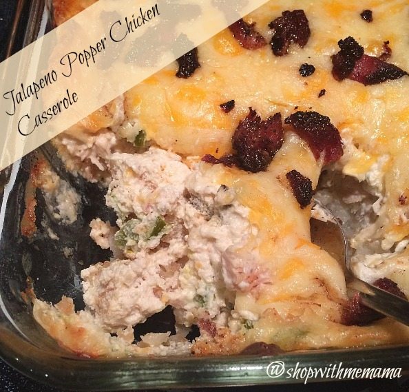 Delicious Jalapeno Popper Chicken Casserole Recipe - Shop With Me Mama