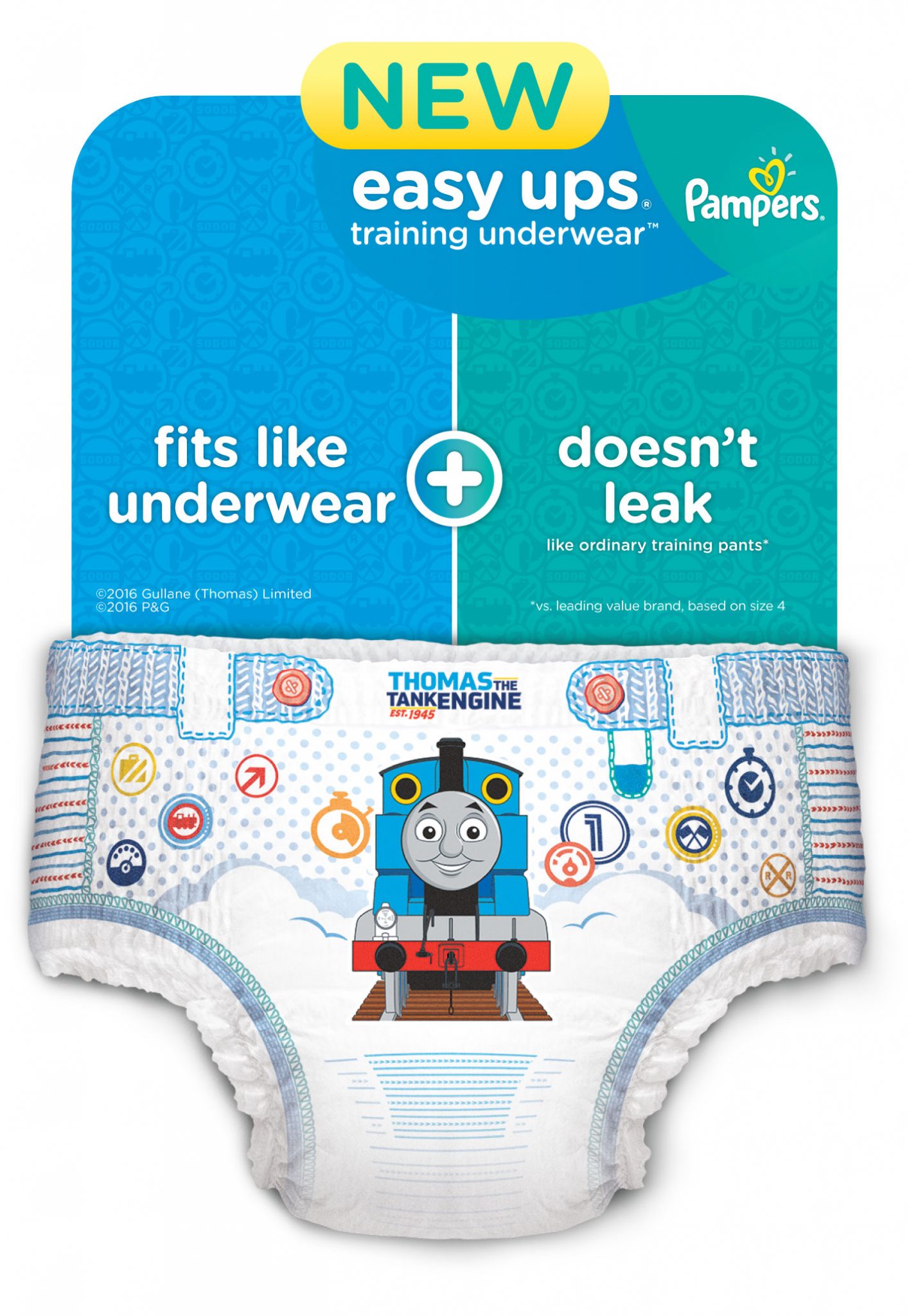 Buy Pampers Easy Ups Training Underwear Super Pack Thomas