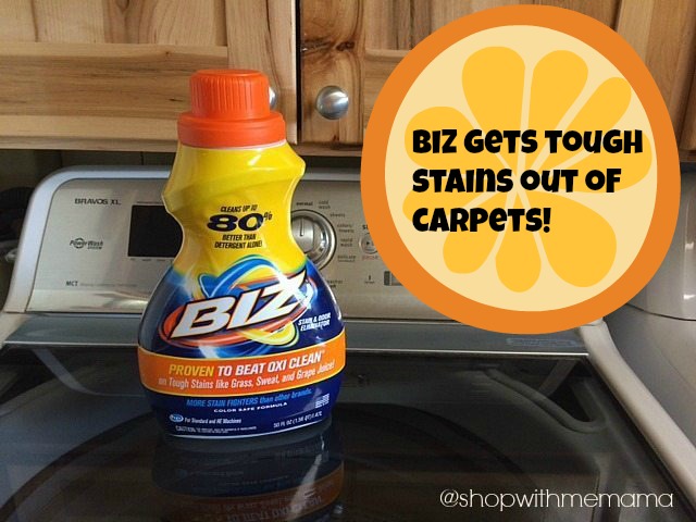 Get Stains Out Of Your Carpet With Biz Stain Fighter!