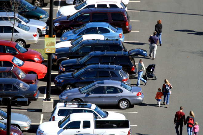 Parking Lot of People