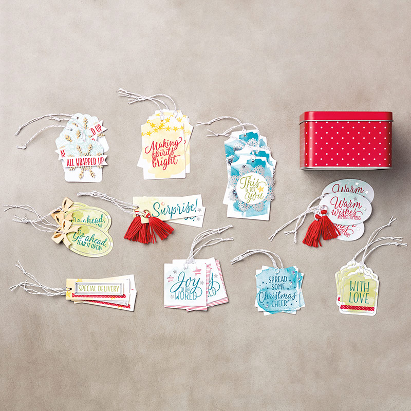Tin of Tags Project Kit From Stampin Up