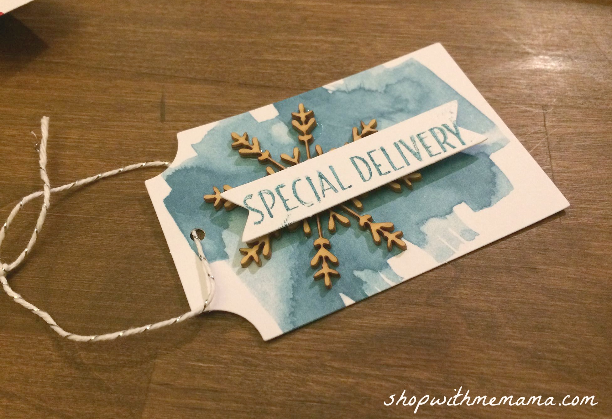 handmade gift tag special delivery