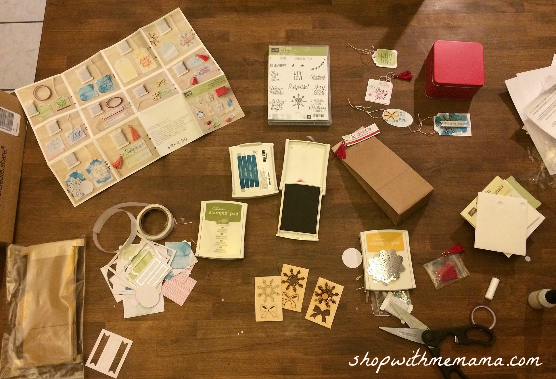 homemade gift tags kit