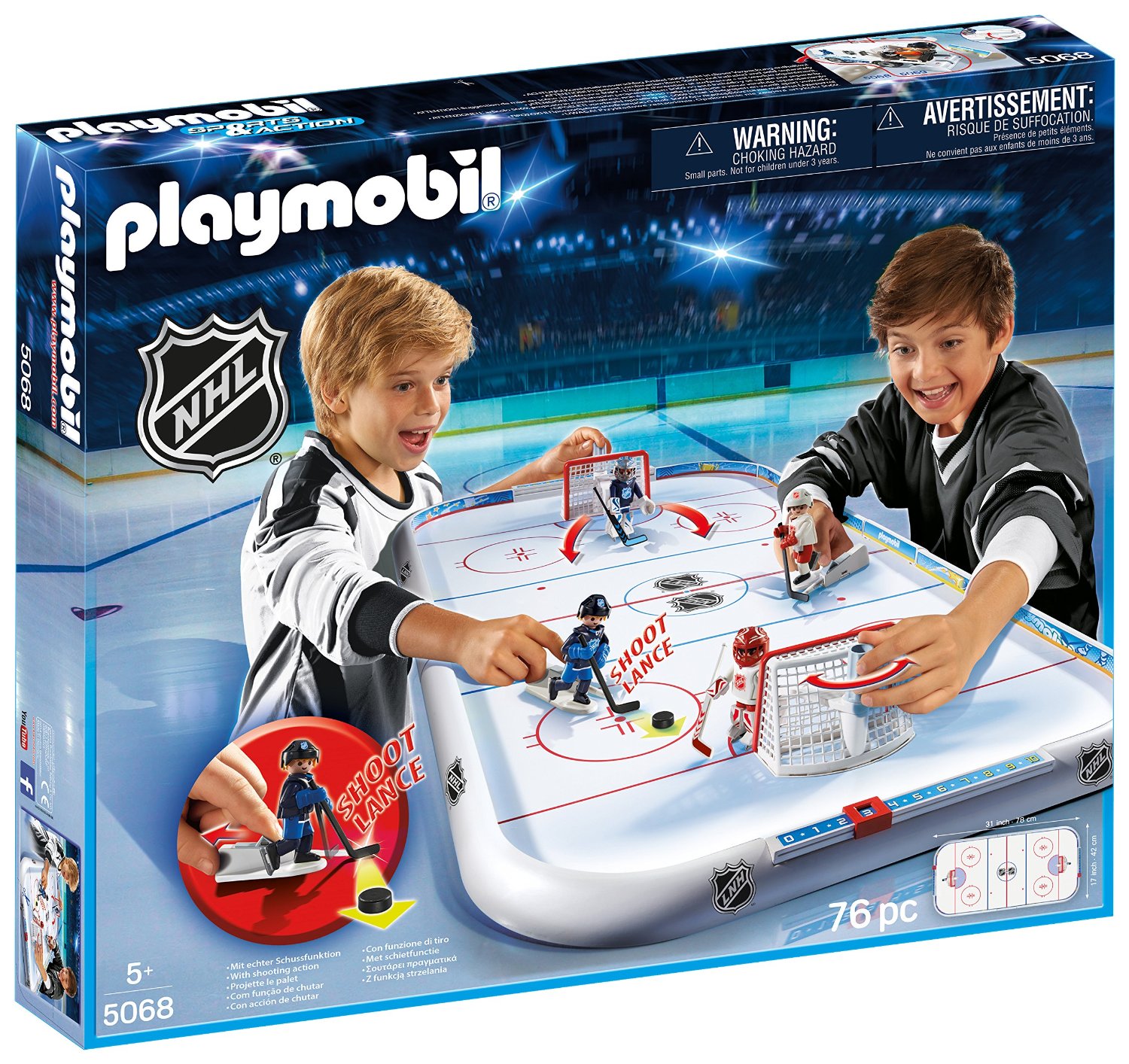 NHL Playmobil hockey arena toy