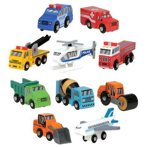 Wooden Vehicles Toys