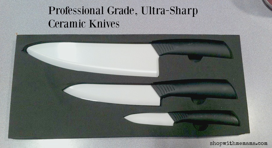 Professional Grade, Ultra-Sharp Ceramic Knives
