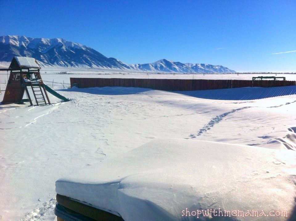 deep snow in Idaho