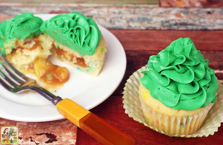 Gluten Free St. Patrick’s Day Pot of Gold Filled Cupcakes
