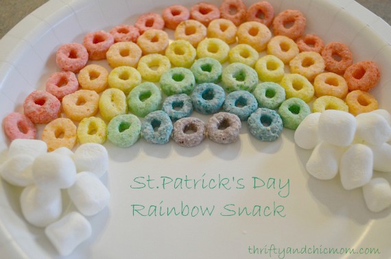 St.Patrick’s Day Craft for Preschoolers! Practicing Colors with a Snack!