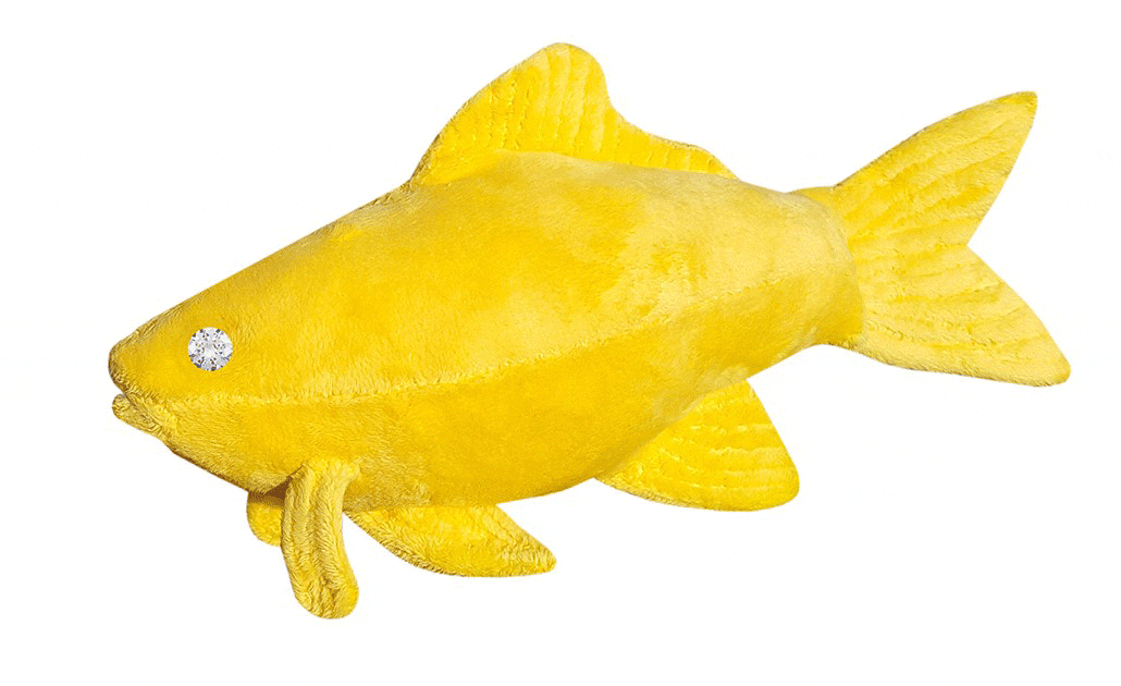 Plush Goldfish The First Luxury Plush Toy with Swarovski Eyes