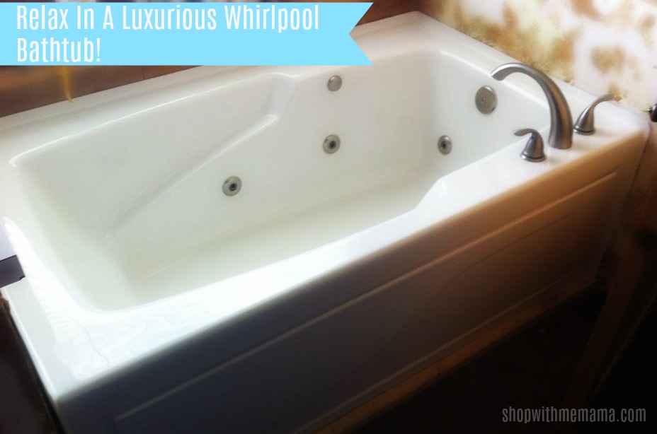 Relax In A Luxurious Whirlpool Bathtub!