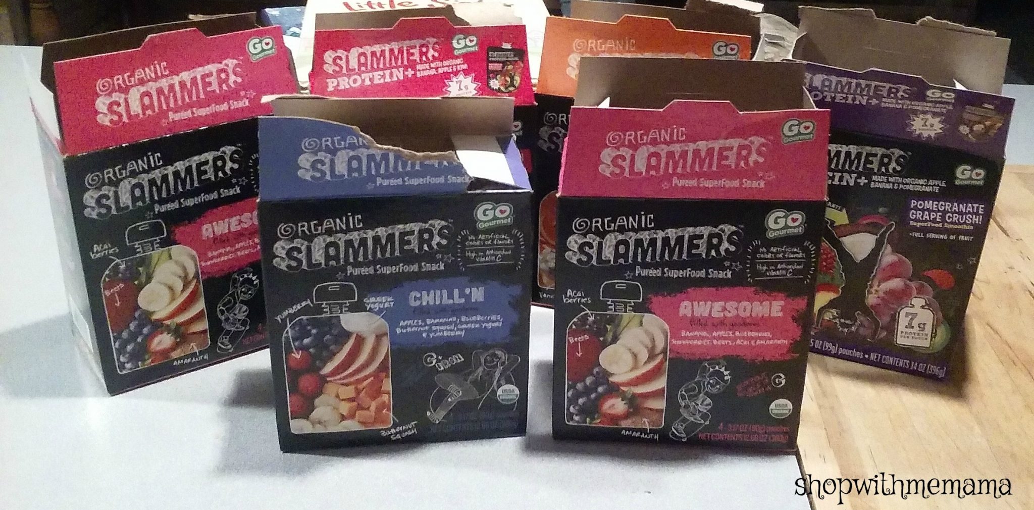 Organic Slammers Superfood Snack Pouches