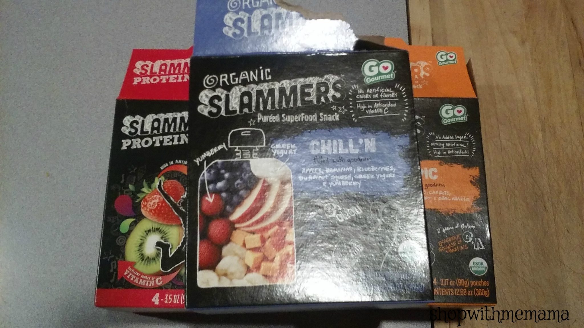 Organic Slammers Superfood Snack Pouches