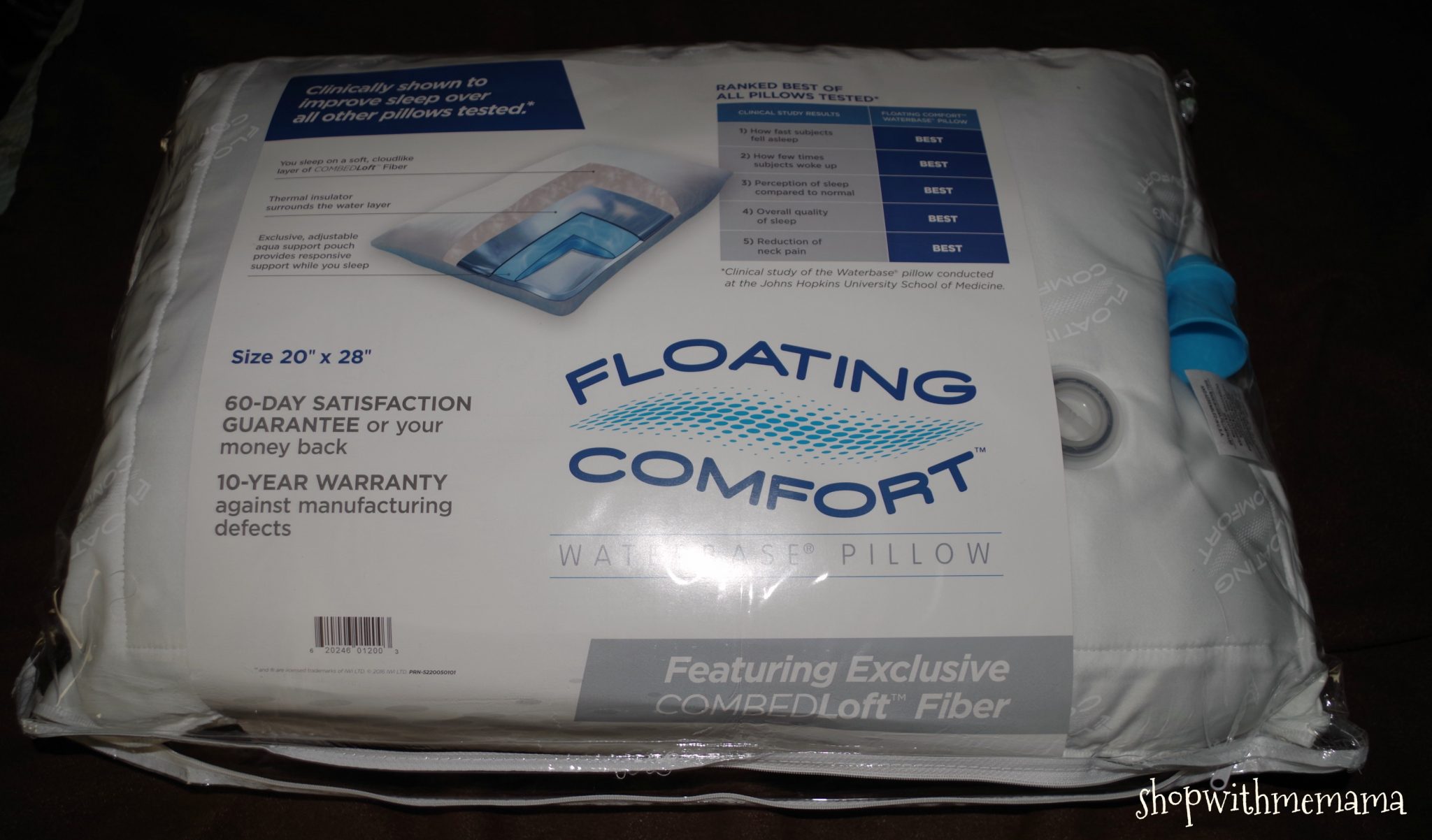 Floating best sale comfort pillow