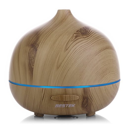 BESTEK Wood Grain Essential Oil Diffuser